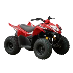 2022 Kymco Mongoose 70S ATV in the color red