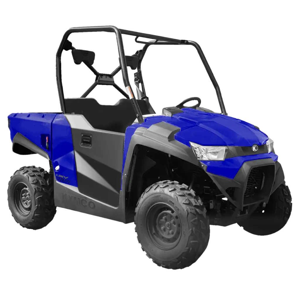 side by side all-terrain vehicle