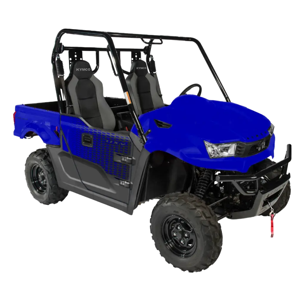side by side all-terrain vehicle