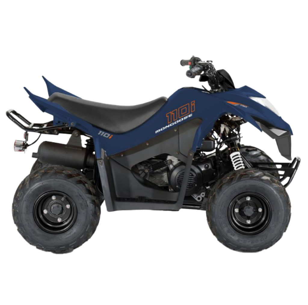 2025 Mongoose 110i in deeb blue color