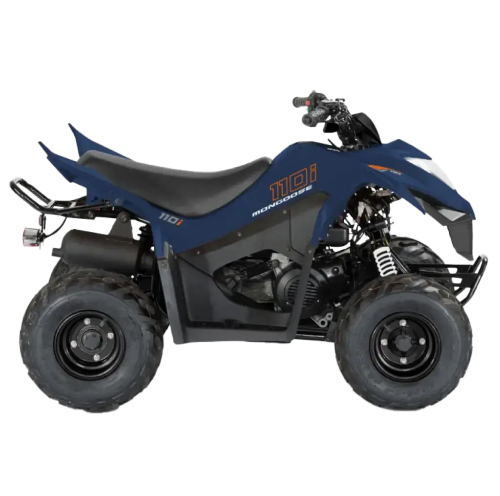 2025 Mongoose 110i in deeb blue color